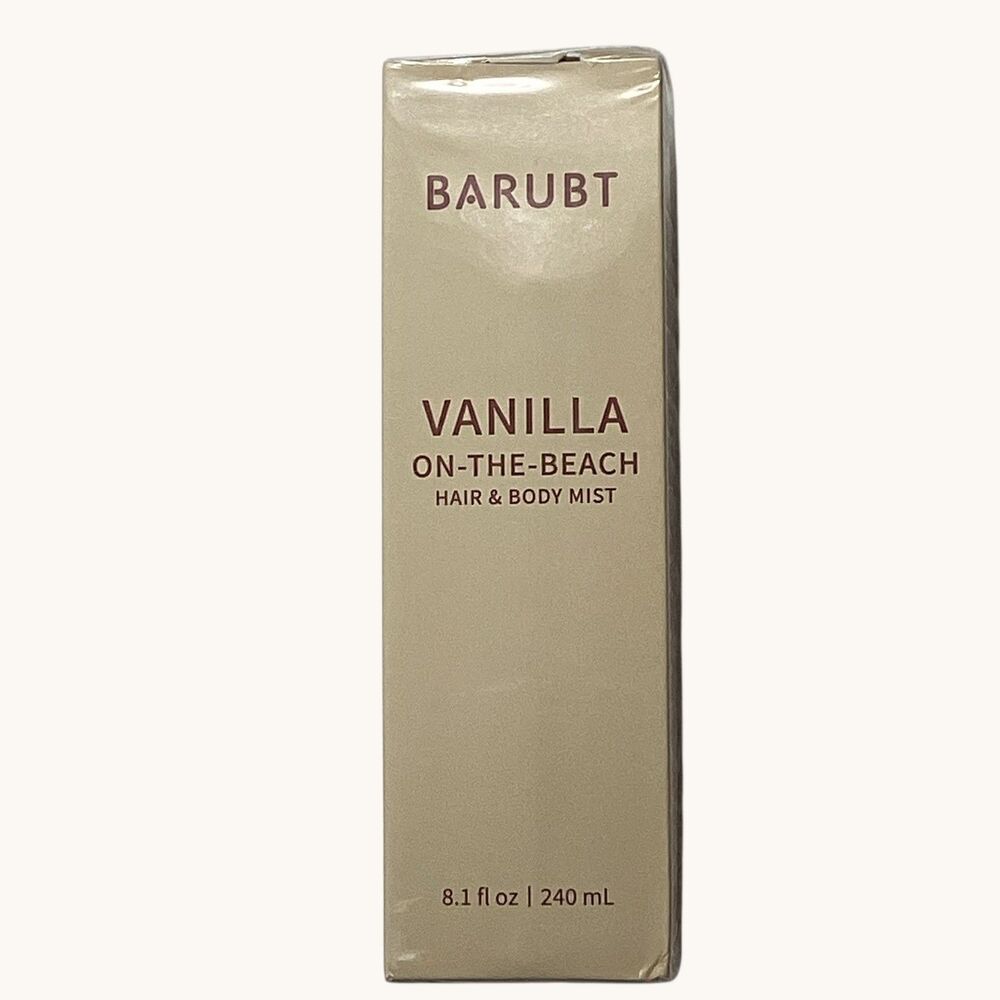 BARUBT Vanilla On-The-Beach Hair & Body Mist 8.1oz 240mL Tropical Scent